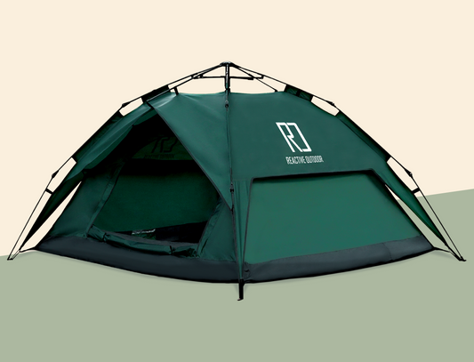 Großes 3-Sekunden-Zelt + GRATIS Campingplane (Bis zu 3 Personen)