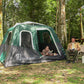 Extra Large-Sized 2 Step Cabin Tent + FREE Camping Tarp (Up To 10 Person)