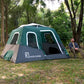 Extra Large-Sized 2 Step Cabin Tent + FREE Camping Tarp (Up To 10 Person)