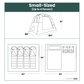 Small-Sized 2 Step Cabin Tent + FREE Camping Tarp (Up To 4 Person)
