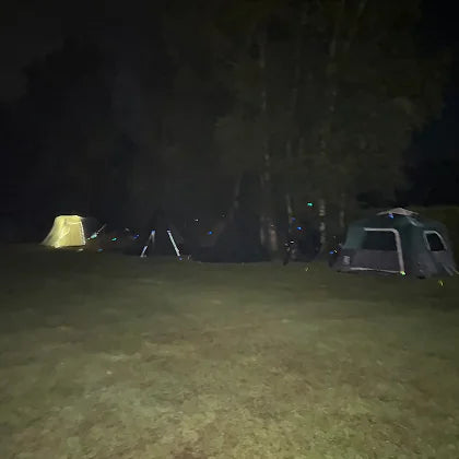 Soren W. motorcycle event campsite
