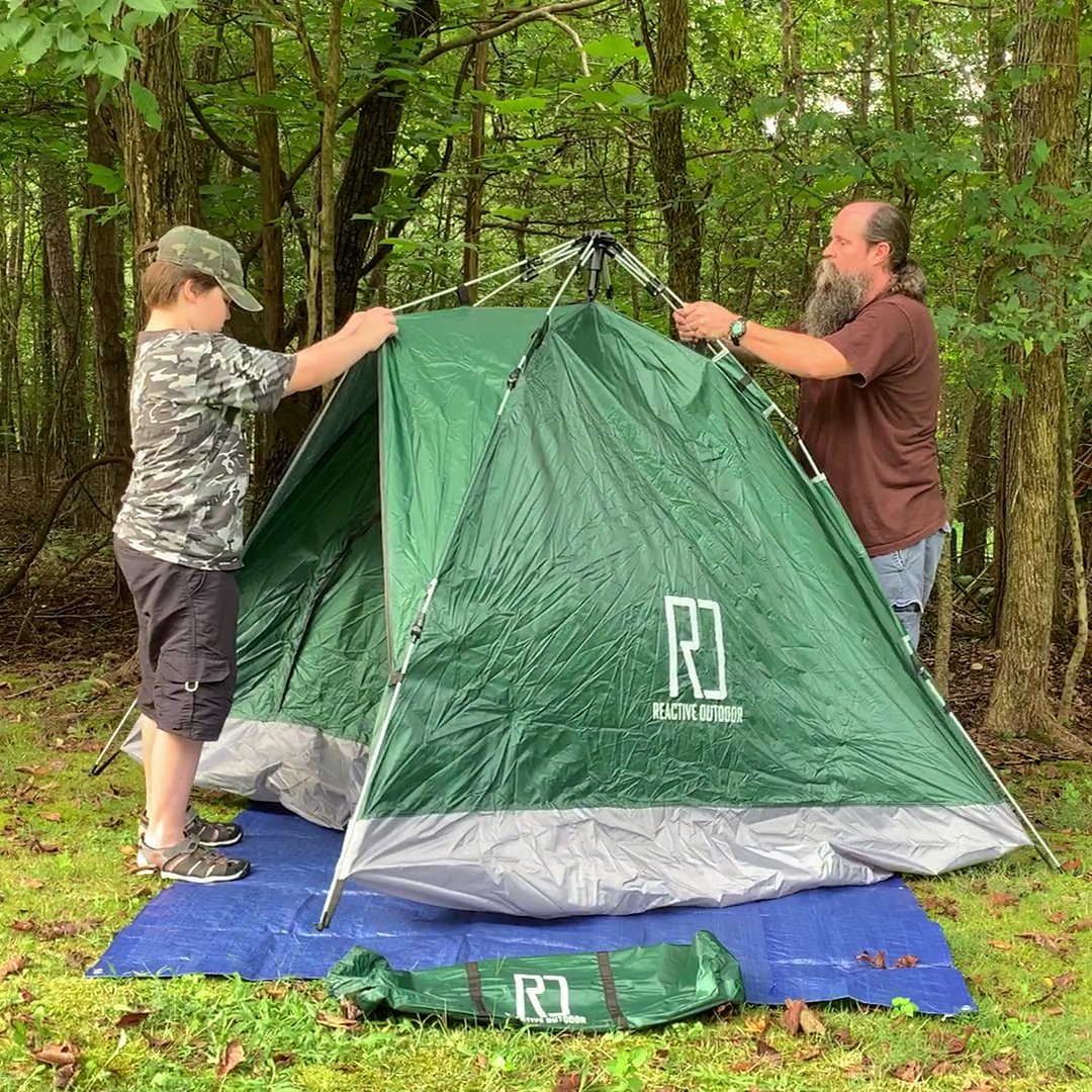 Large-Sized 3 Secs Tent (Comfortable for 3 Adults, CA)