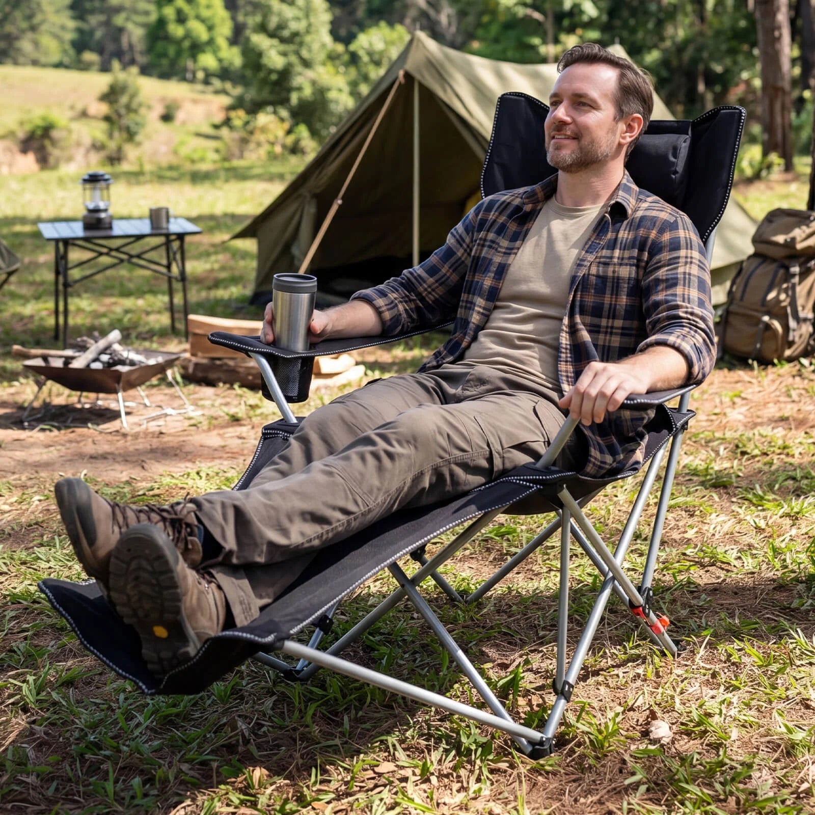 LoungeBack Camping Chair